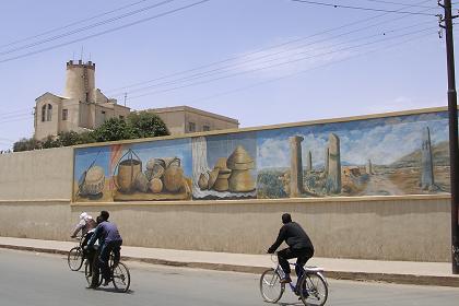 Wall painting - Lasta Street Asmara - Eritrea